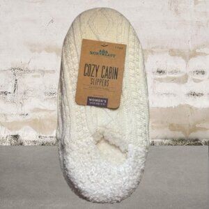 White Plush Slipper Socks for Cozy Comfort